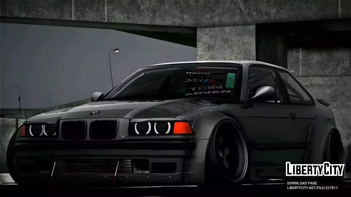 BMW E36 Maligno (PC + Mobile) / GTA San Andreas