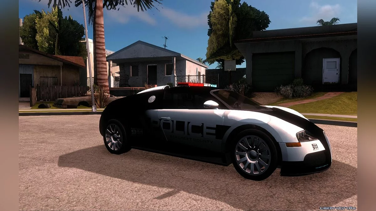 بوجاتي فيرون NFS HP شرطة / جي تي إيه سان أندرياس