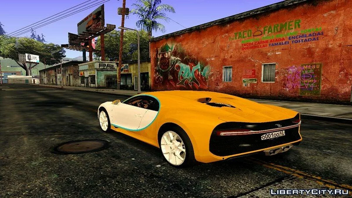 Bugatti Chiron / GTA San Andreas