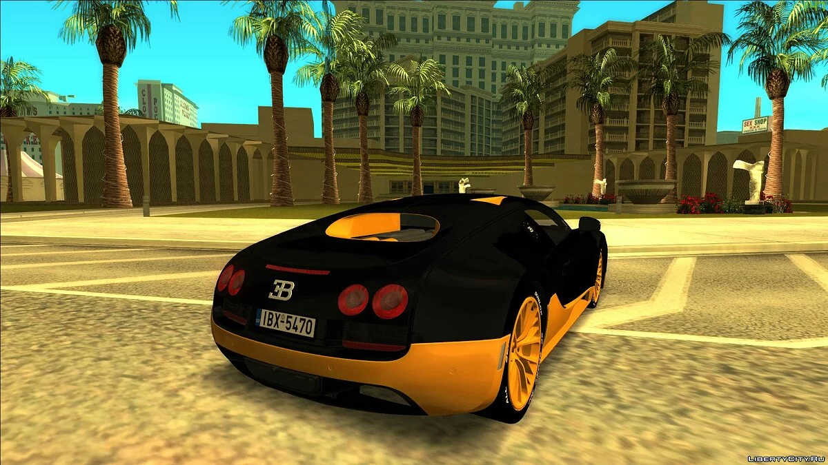 Bugatti Veyron Super Sport (con/sin tuning) / GTA San Andreas