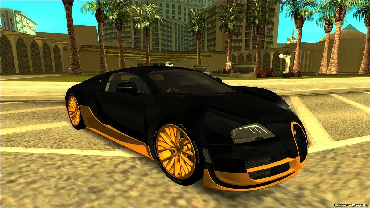 Bugatti Veyron Super Sport (con/sin tuning) / GTA San Andreas