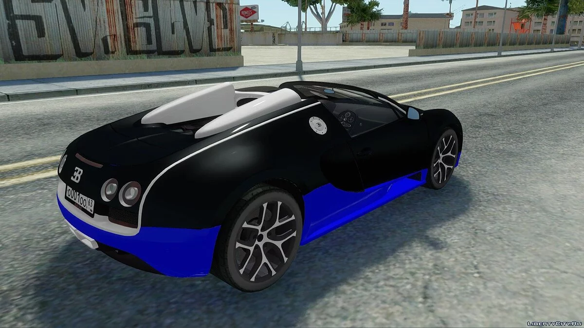 Bugatti Veyron Cabrio / GTA San Andreas
