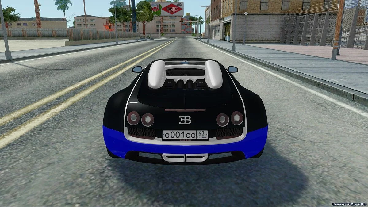 Bugatti Veyron Cabrio / GTA San Andreas