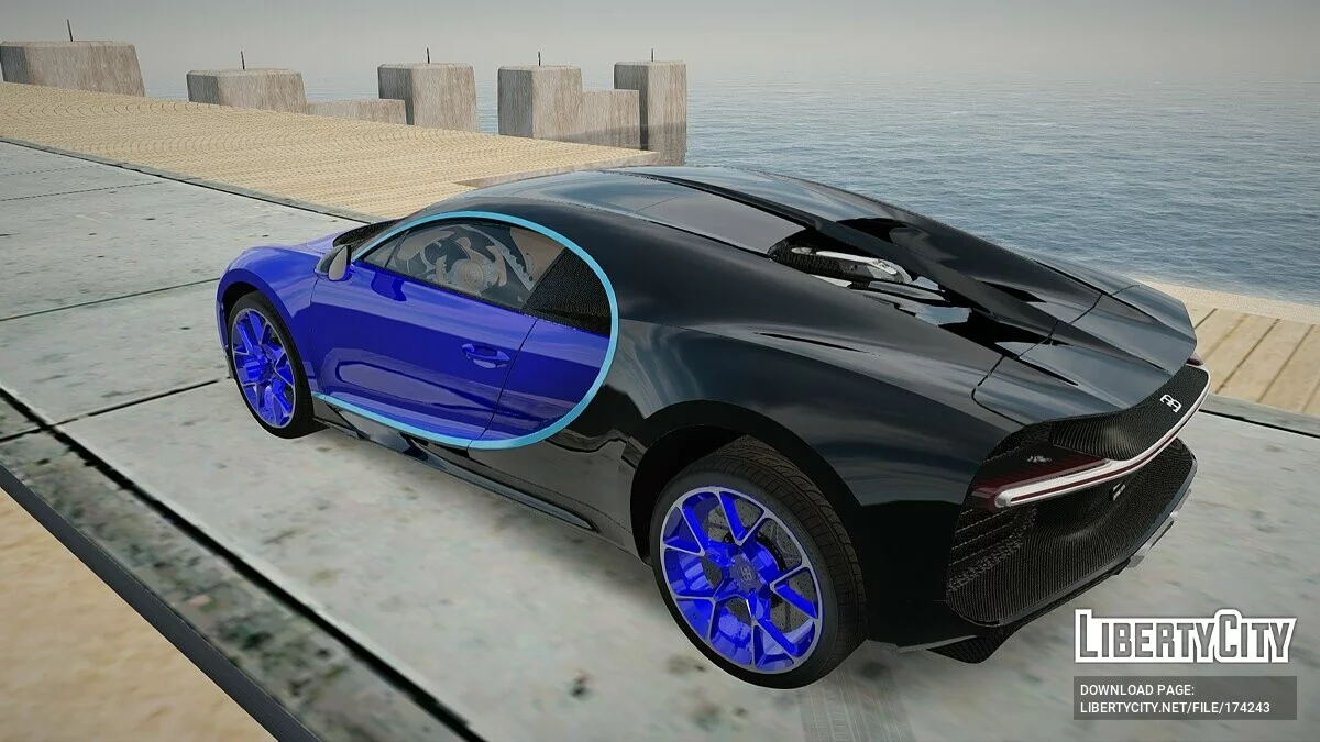 Bugatti Chiron / GTA San Andreas