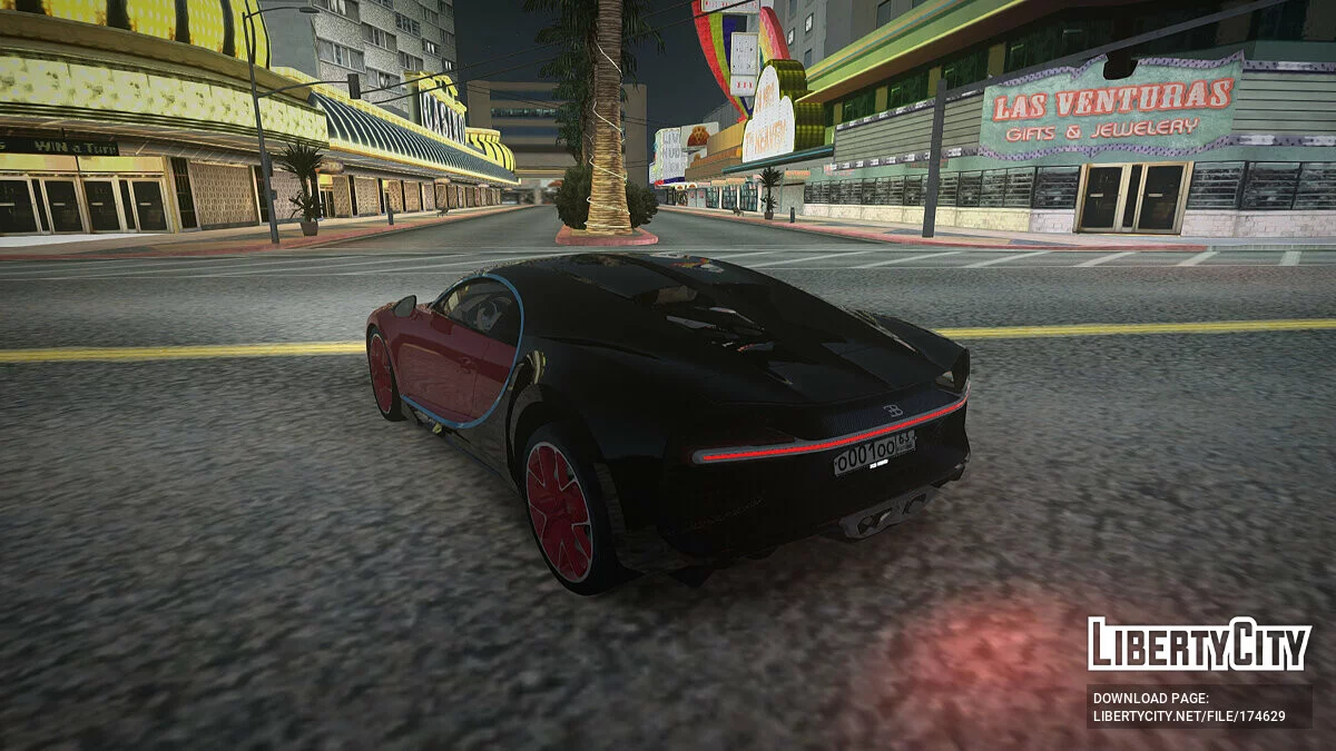 Bugatti Chiron / GTA San Andreas