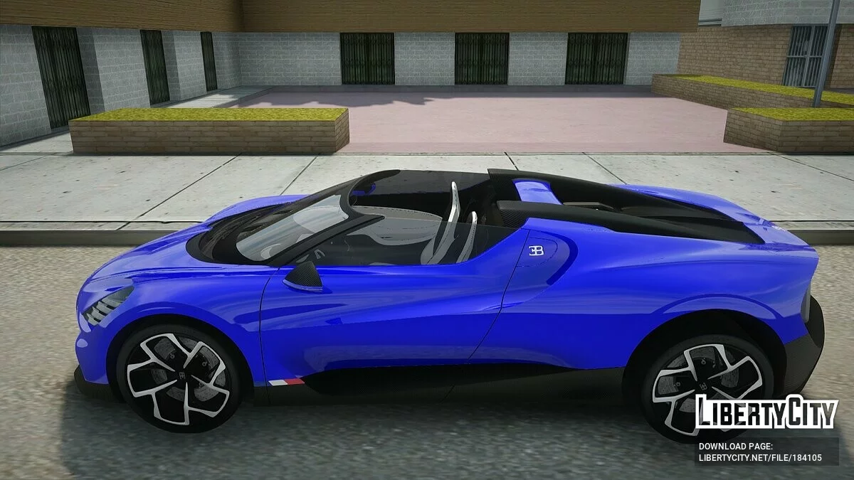 Bugatti Mistral 2023 / GTA San Andreas