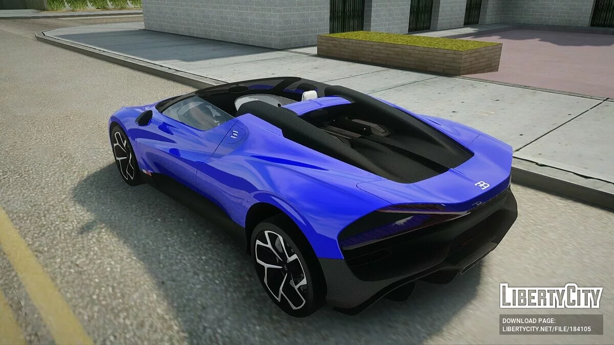 Bugatti Mistral 2023 / GTA San Andreas