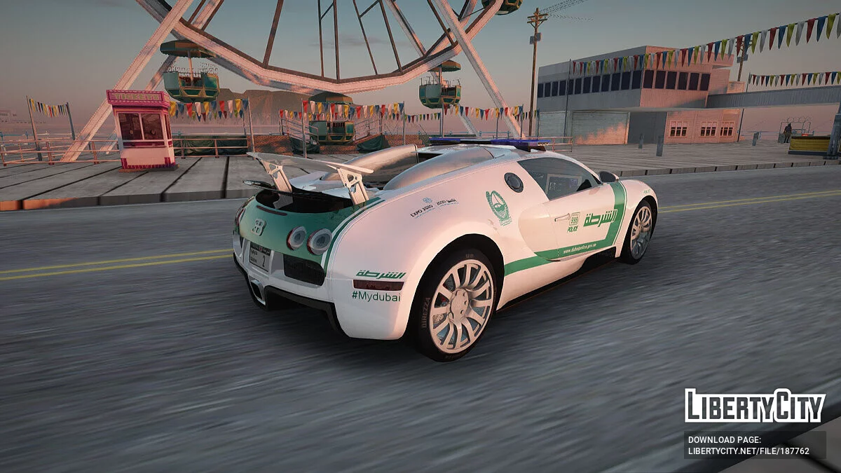 Bugatti Veyron Поліція Дубая / GTA San Andreas
