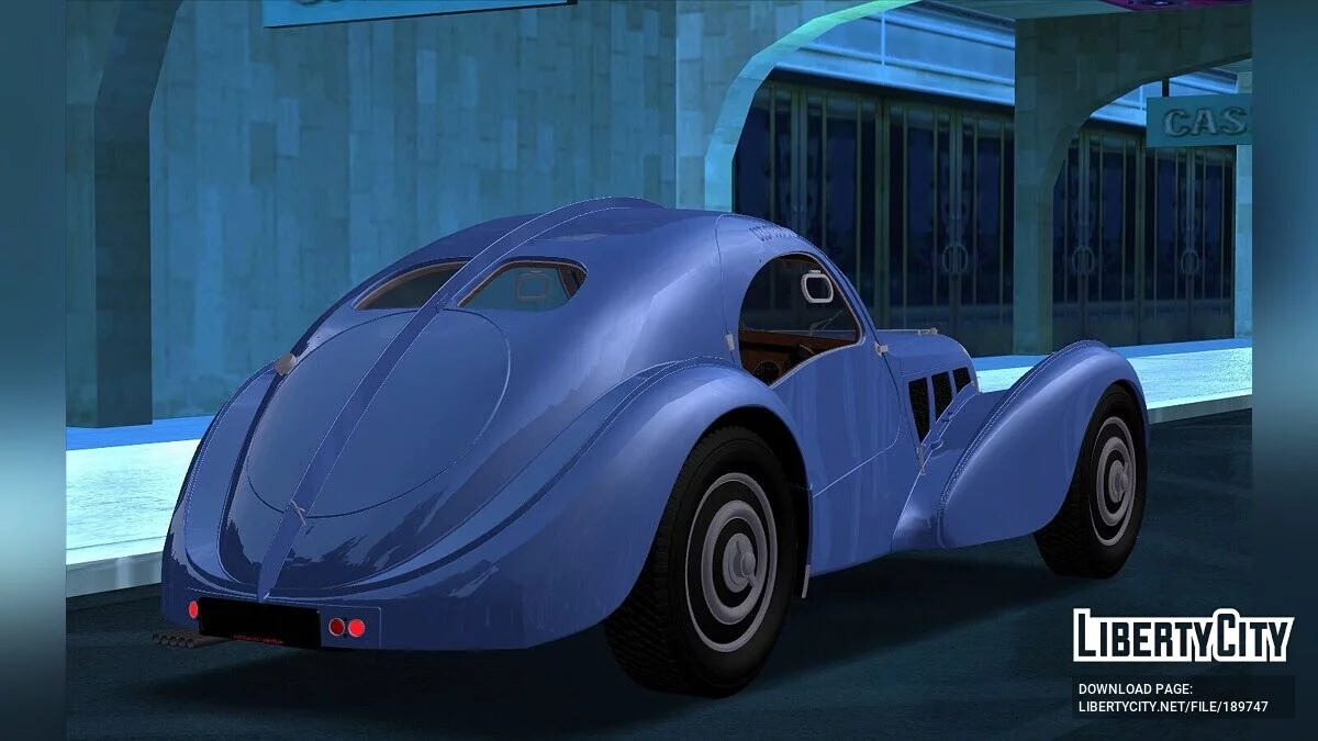 Bugatti Type 57sc Atlantic 1936 / GTA San Andreas