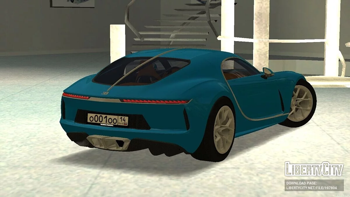 Bugatti Atlântico + CCD / GTA San Andreas