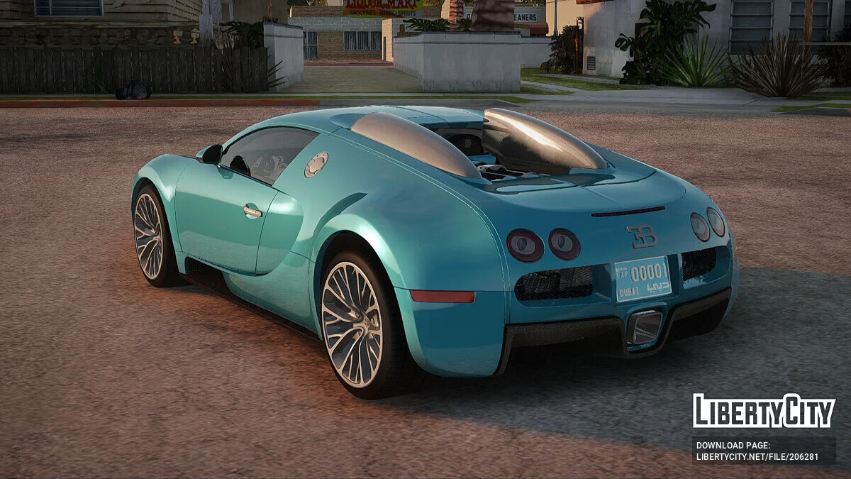 Bugatti Veyron / GTA San Andreas