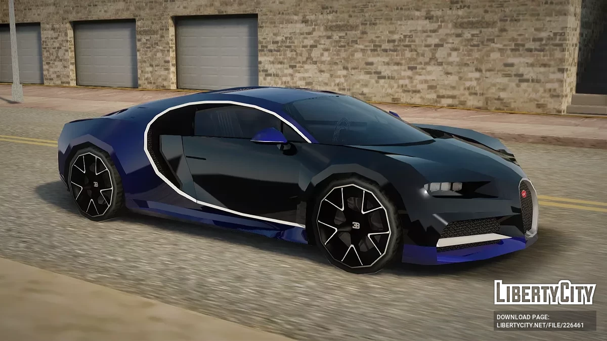 Bugatti Chiron 2018 [IVF] / GTA San Andreas