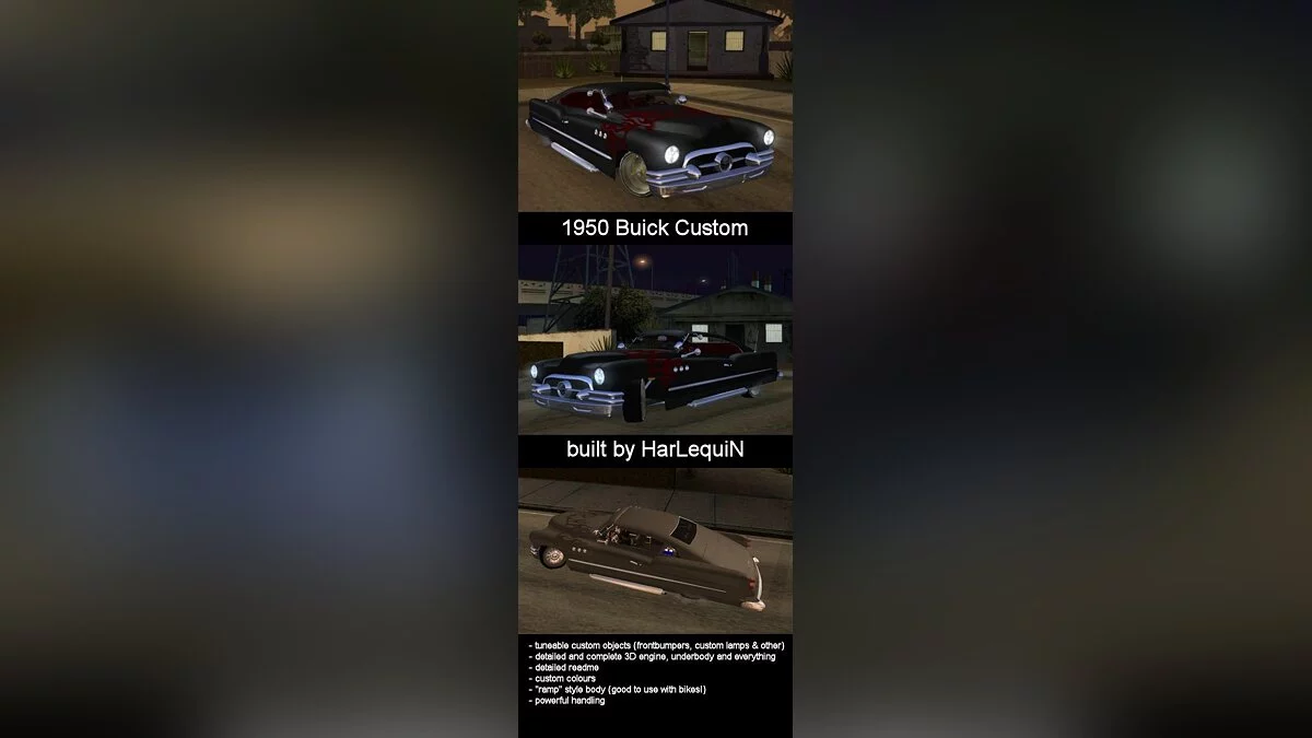 Buick 1950 Custom + Тюнинг / GTA San Andreas