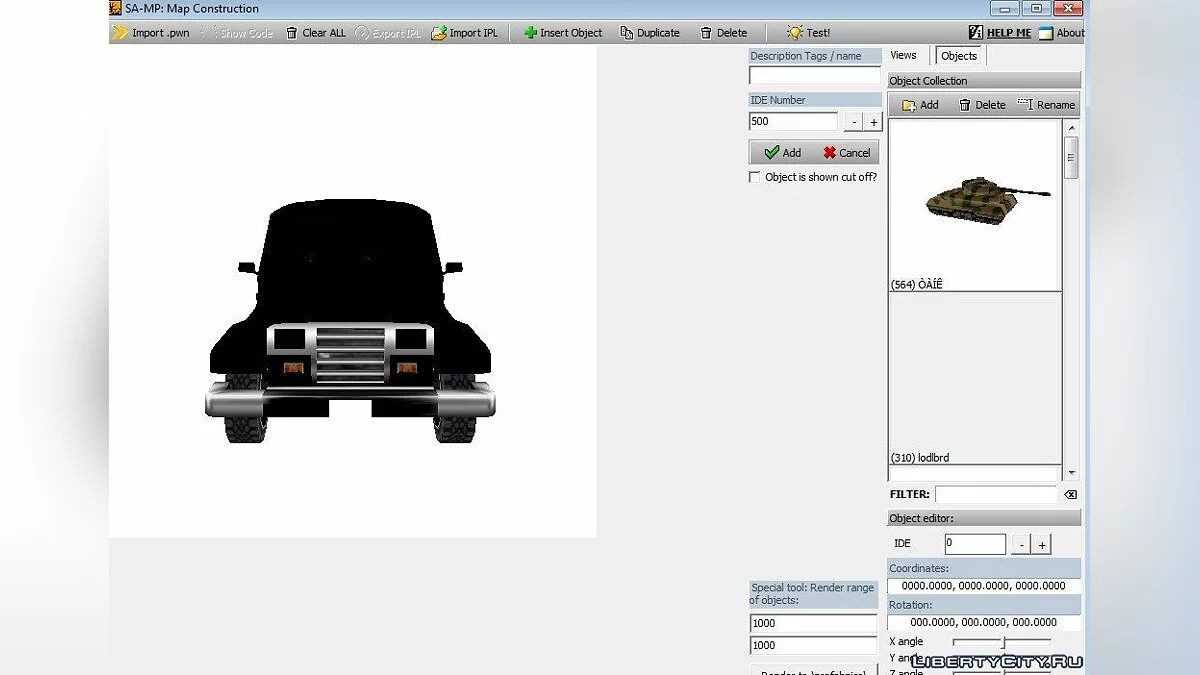 SAMP Map Editor / GTA San Andreas