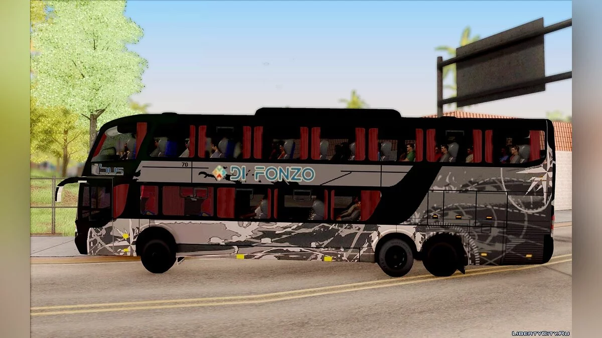 Marcopolo G6 1800 Di Fonzo Autolinee Cinza / GTA San Andreas