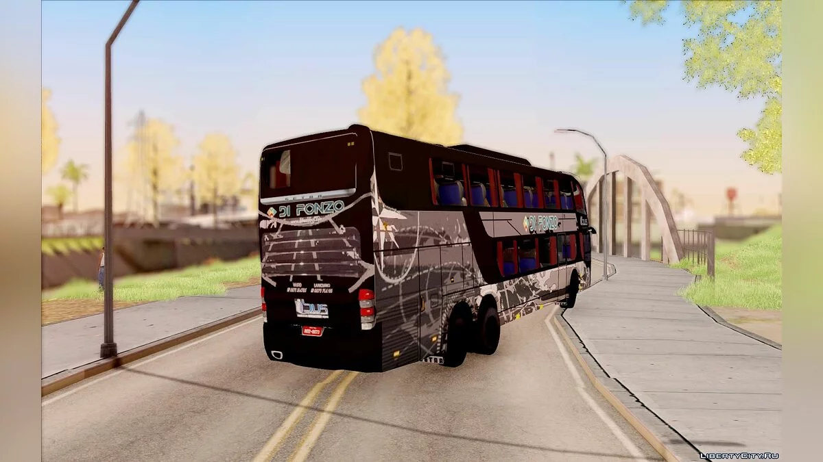 Marcopolo G6 1800 Di Fonzo Autolinee Cinza / GTA San Andreas