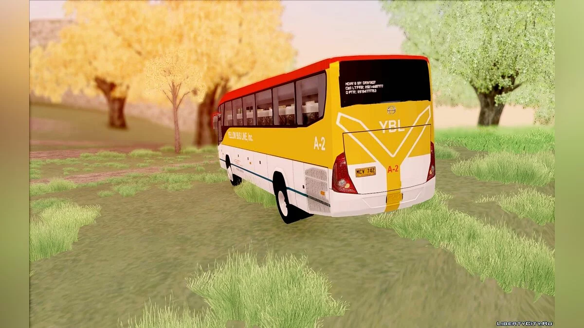 Marcopolo G7 - Yellow Bus Line A-2 / GTA San Andreas