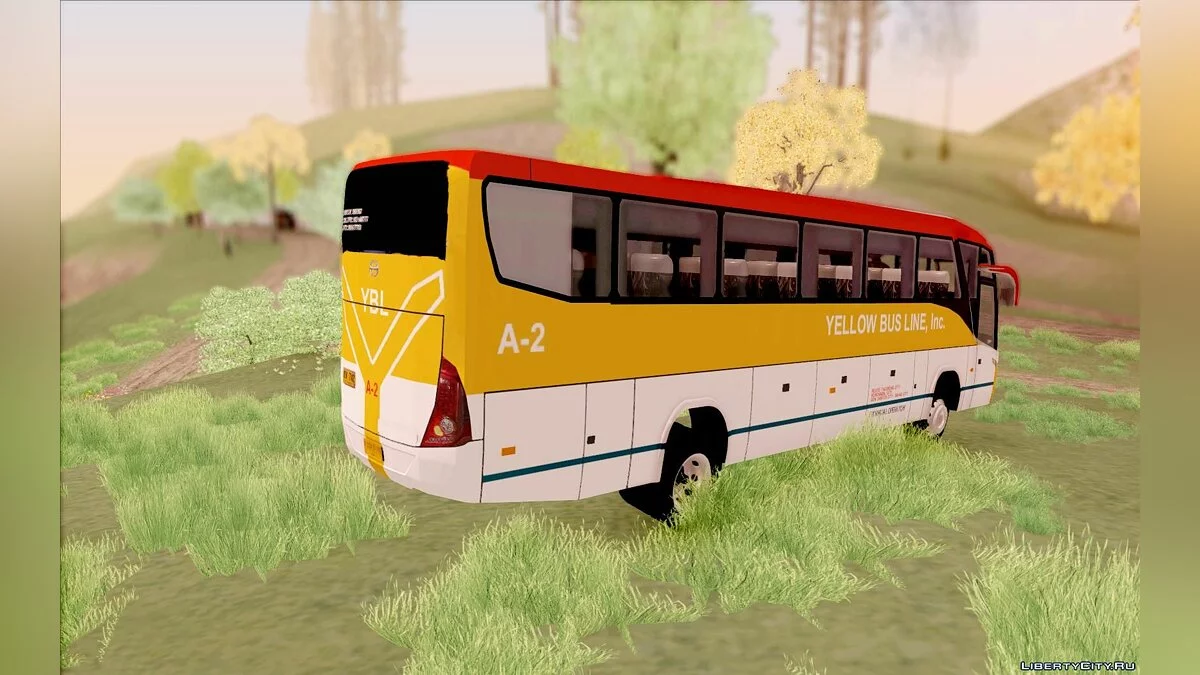 Marcopolo G7 - Yellow Bus Line A-2 / GTA San Andreas