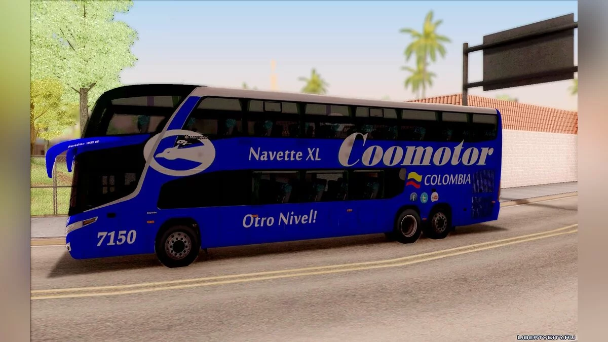 Marcopolo Paradiso 1800 DD Navette XL Coomotor / GTA San Andreas