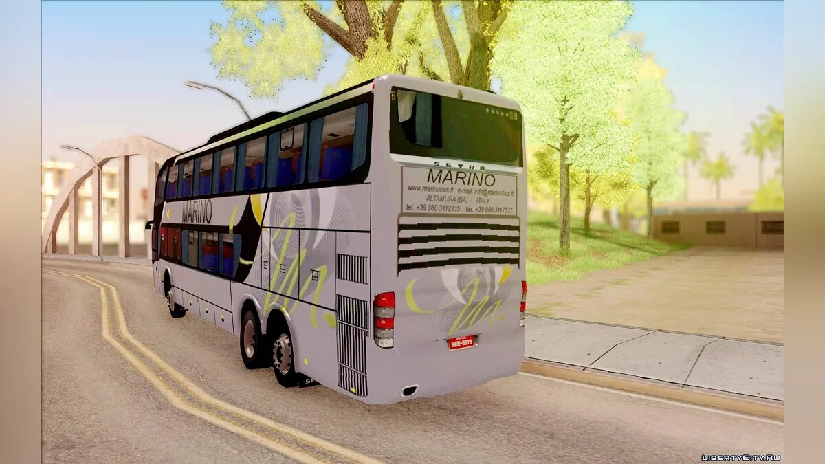 Marcopolo Paradiso 1800 G6 DD Marino Autolinee (Gray) / GTA San Andreas