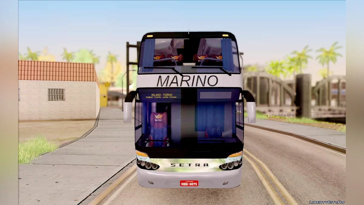Marcopolo Paradiso 1800 G6 DD Marino Autolinee (Gray) / GTA San Andreas