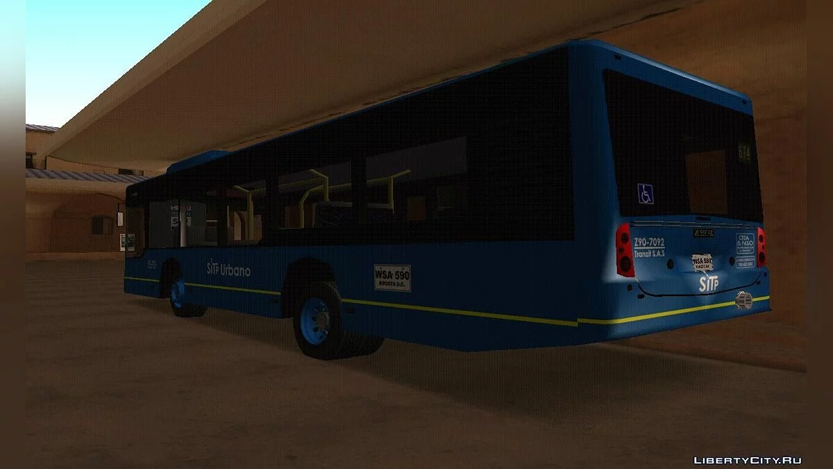 Volvo Beta (Sitp De Bogotá) / GTA San Andreas