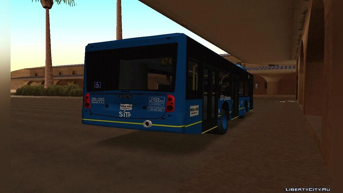 Volvo Beta (Sitp De Bogotá) / GTA San Andreas