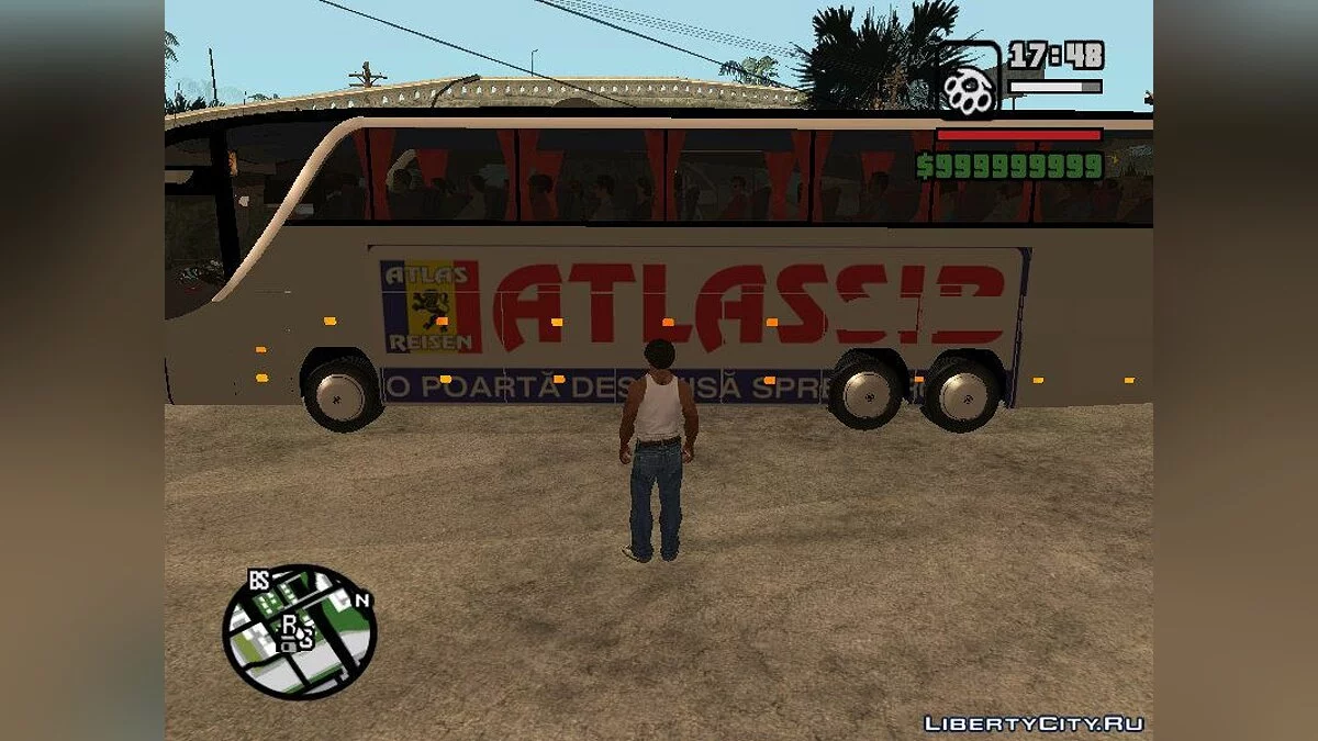 Autobus Setra S 417 / GTA San Andreas