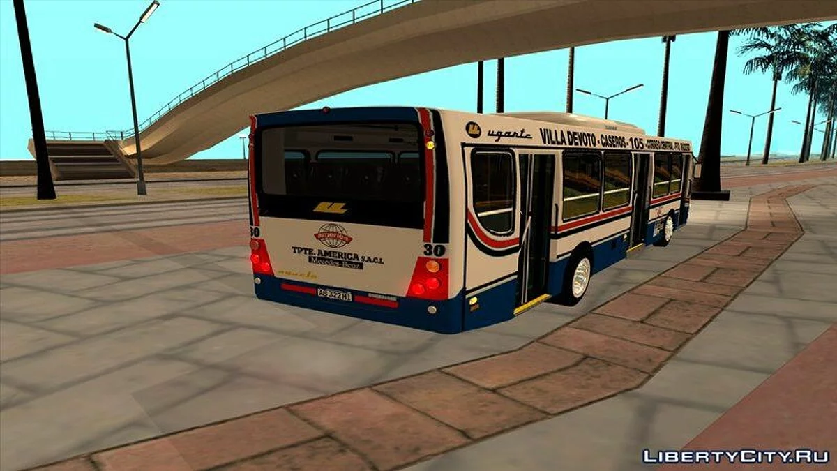 Ugarte Europeo IV Mercedes Benz OH1621L-SB Linea 105 / GTA San Andreas