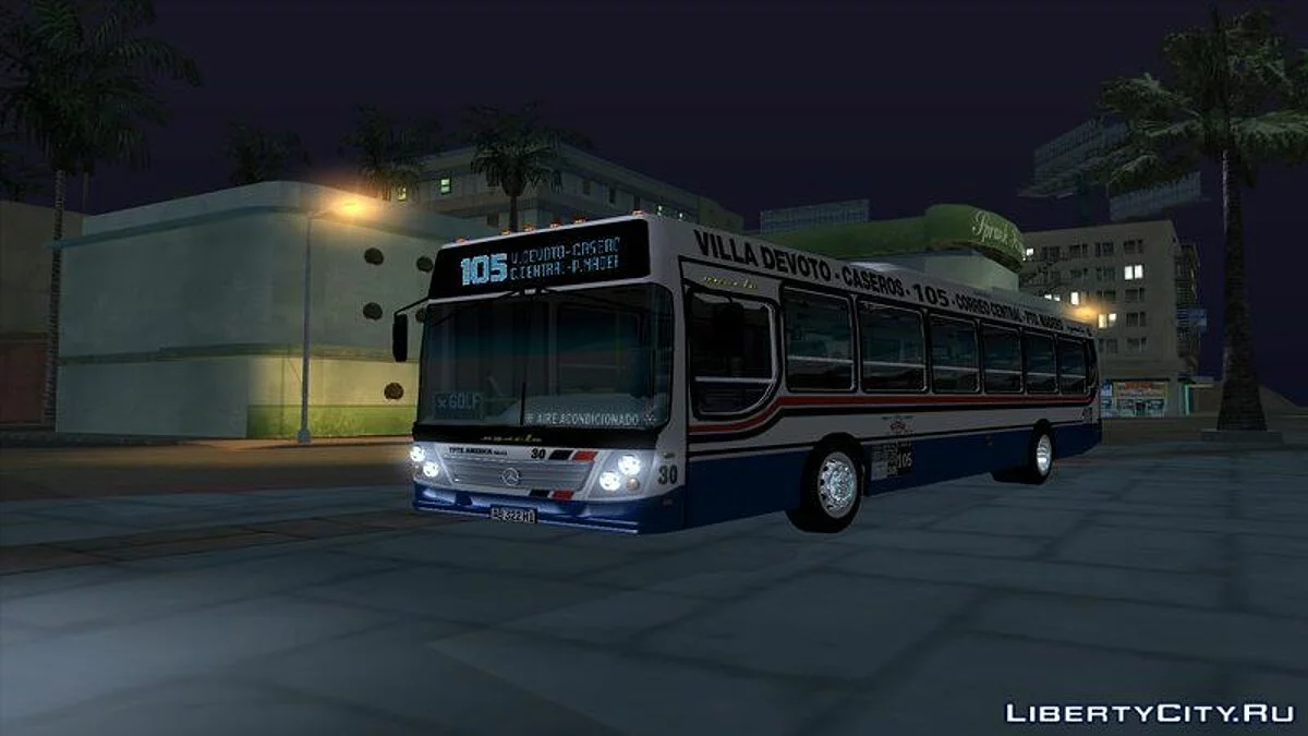 Ugarte Europeo IV Mercedes Benz OH1621L-SB Linea 105 / GTA San Andreas