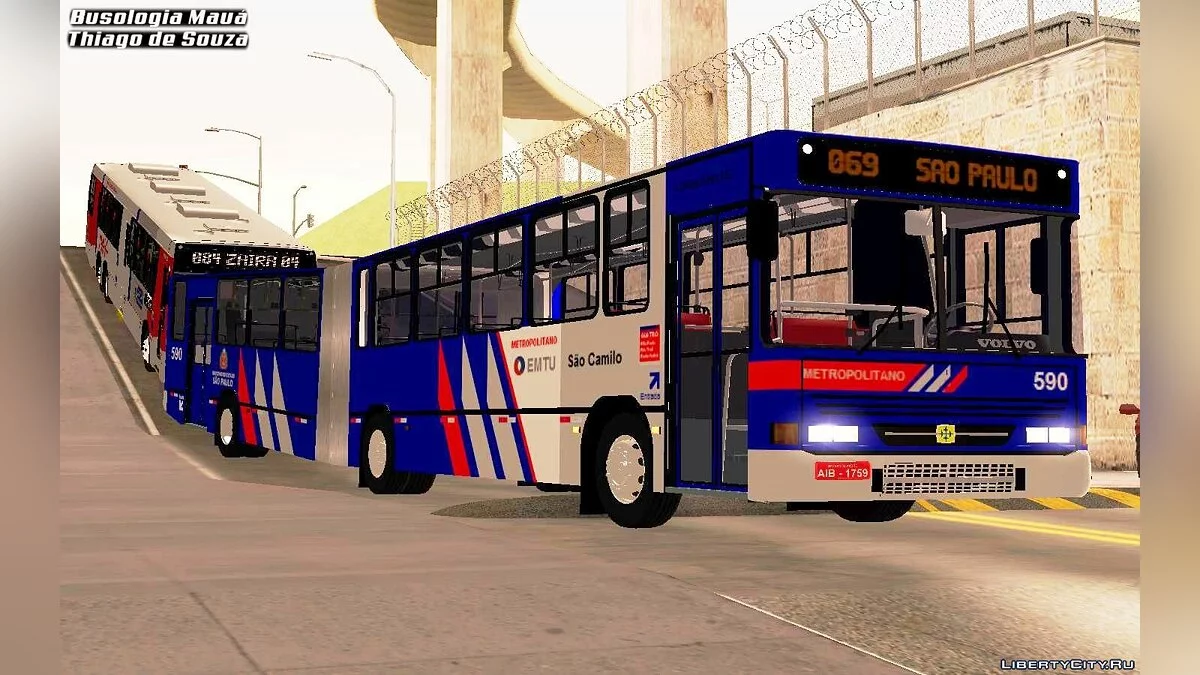 Busscar Urbanus Articulado - Viação São Camilo / GTA San Andreas