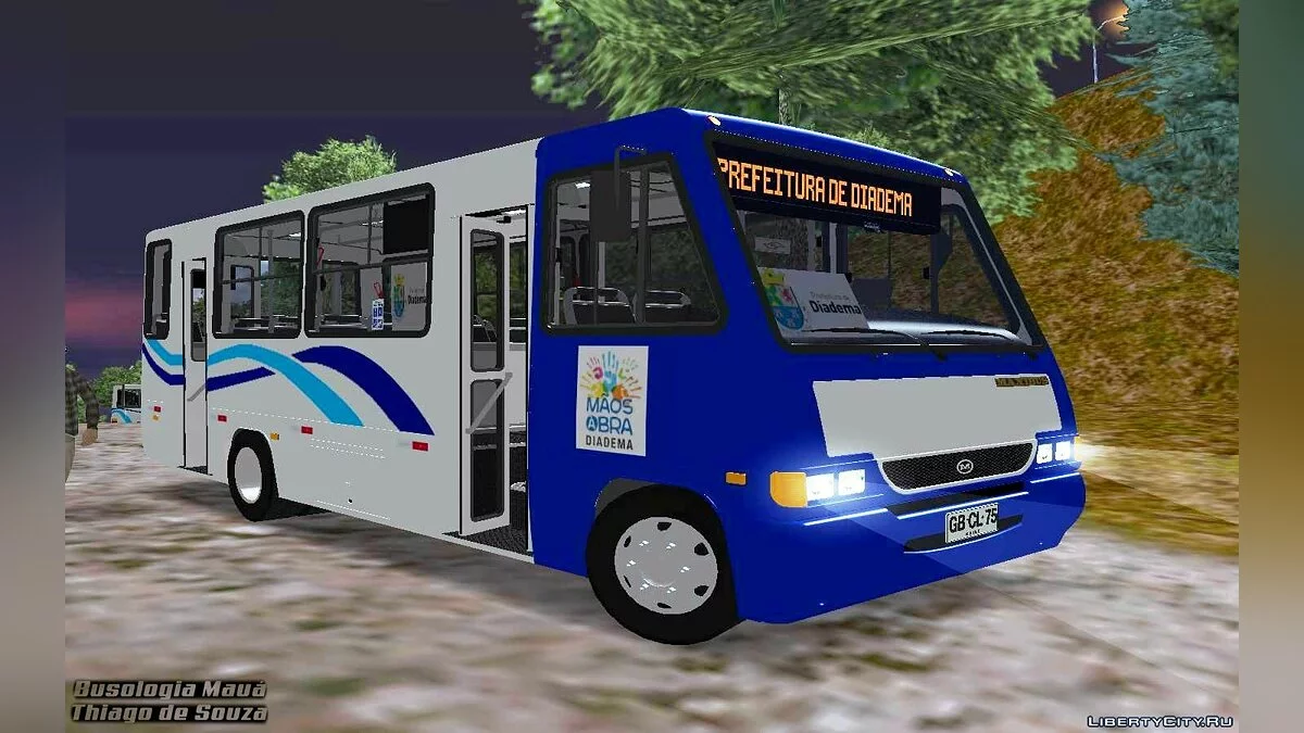 Maxibus Micro - Diadema City / GTA San Andreas