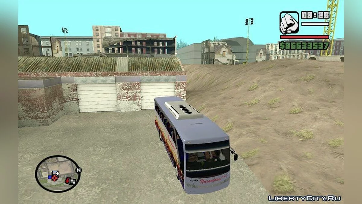 Conjunto de Ônibus Nusantara Setra Adi Putro Smile Lamp / GTA San Andreas