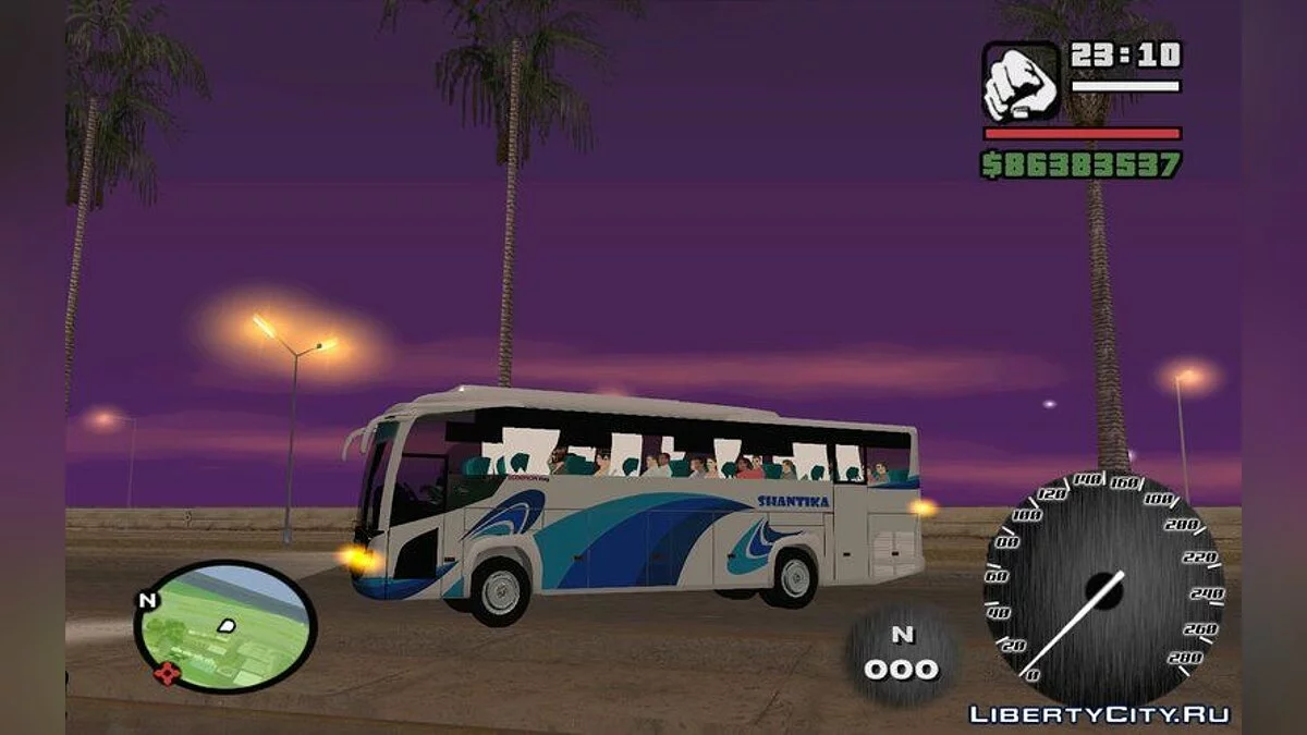 ÔNIBUS SHANTIKA Scorpion King Indonésio / GTA San Andreas