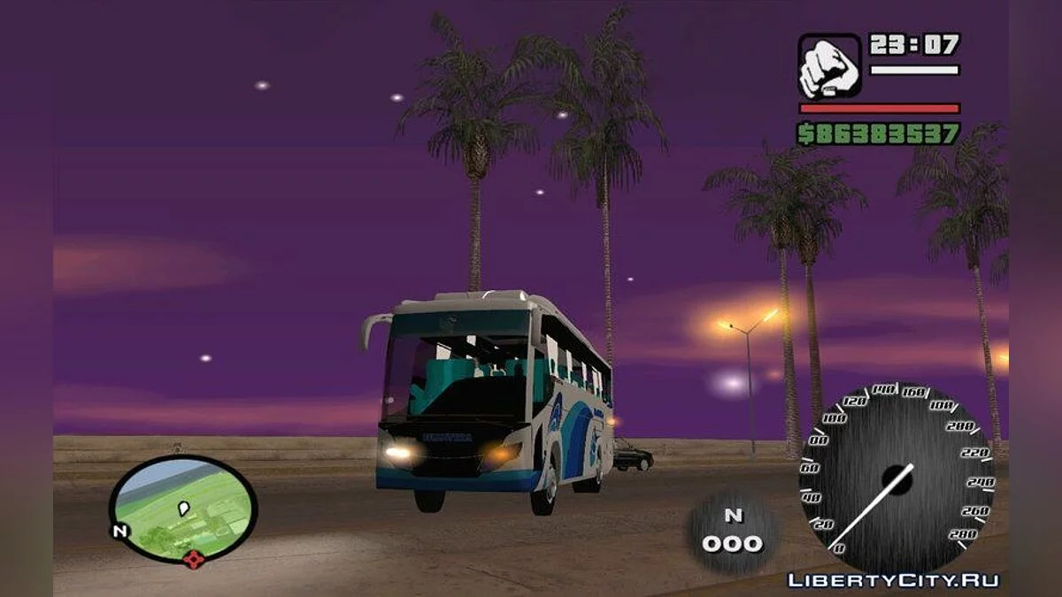 ÔNIBUS SHANTIKA Scorpion King Indonésio / GTA San Andreas