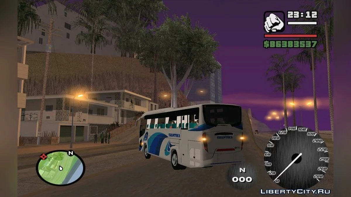 ÔNIBUS SHANTIKA Scorpion King Indonésio / GTA San Andreas