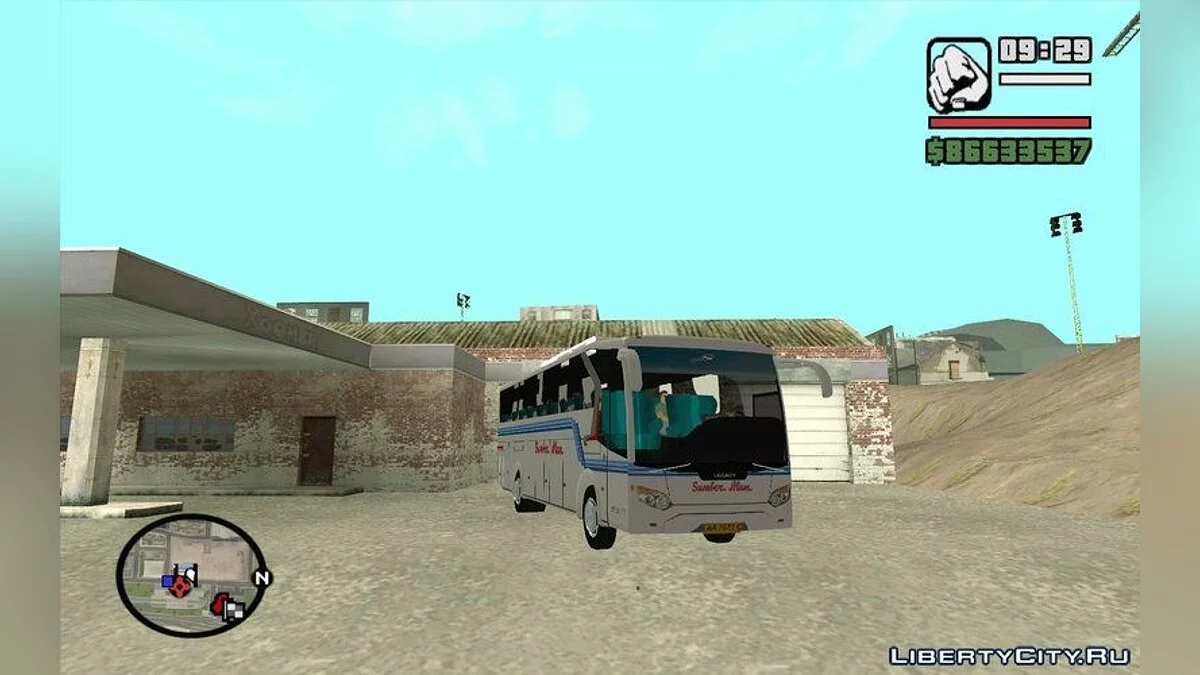 Bus Laksana Legacy Sumber Alam / GTA San Andreas