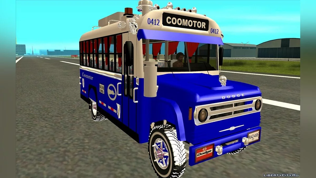 Ônibus Rurais Dodge D500 e D600 / GTA San Andreas