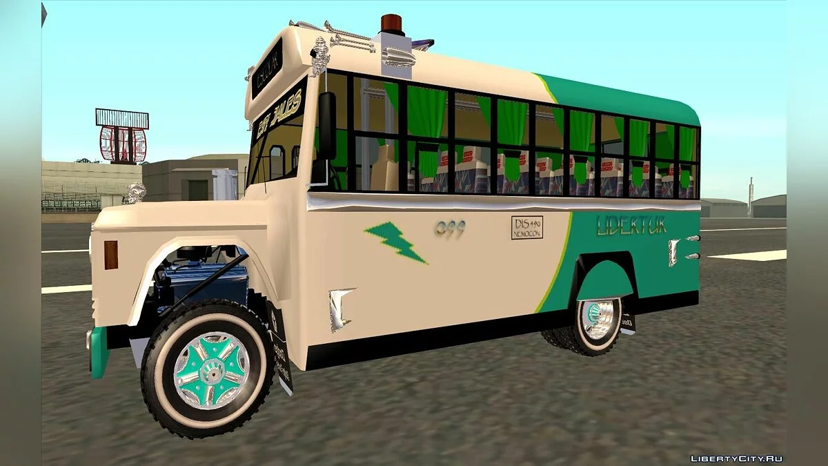 Ônibus Rurais Dodge D500 e D600 / GTA San Andreas