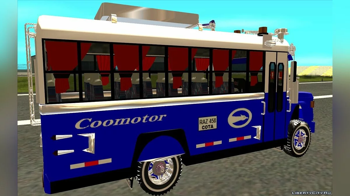 Ônibus Rurais Dodge D500 e D600 / GTA San Andreas