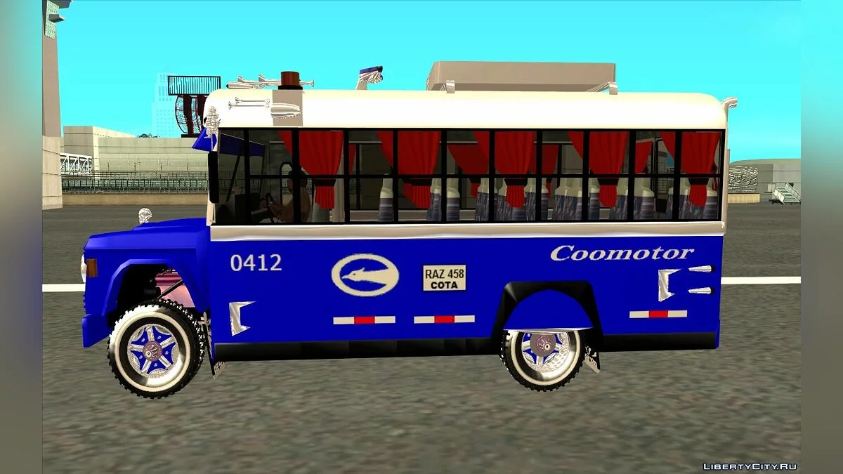 Ônibus Rurais Dodge D500 e D600 / GTA San Andreas