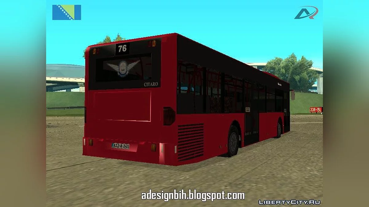 GIPS Tuzla Mercedes Benz Citaro / GTA San Andreas