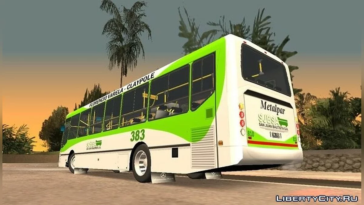 Metalpar iguazu MB OH1718L - ligne 383 / GTA San Andreas