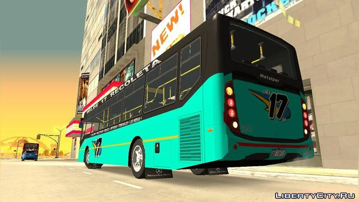 Metalpar Iguazu NG MB OH1721L - Ligne 17 / GTA San Andreas