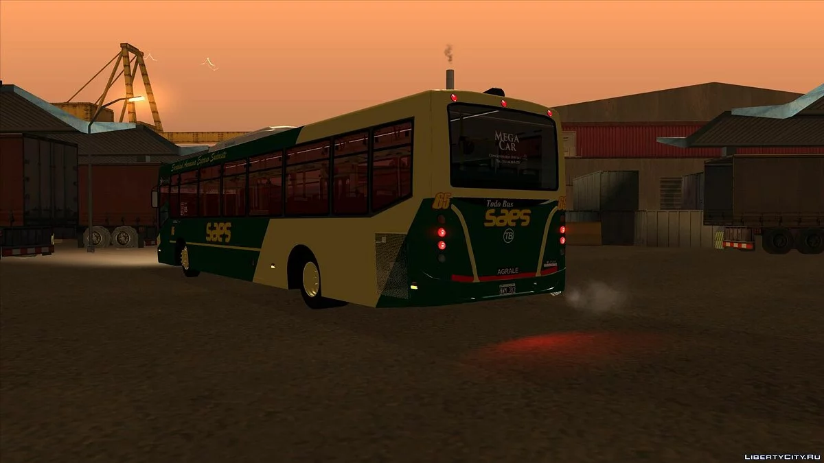 Todo Bus Agrale MT17 Линия 85 / GTA San Andreas