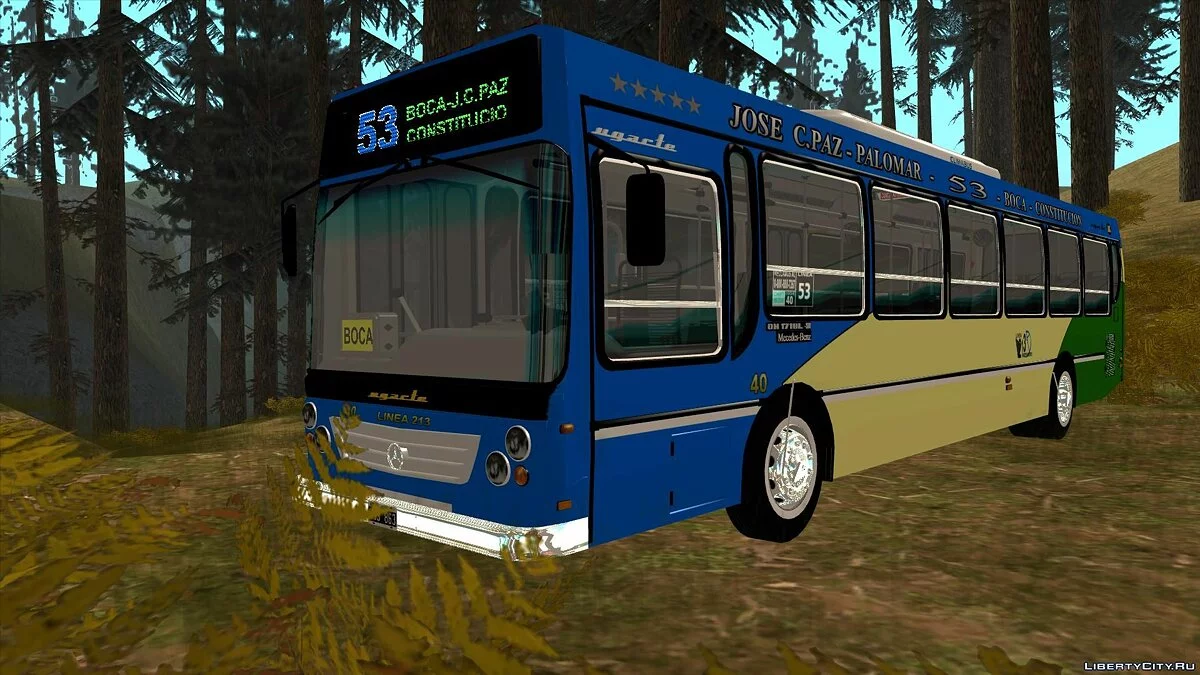 European Ugarte IV MB-1718L-SB Line 53 / GTA San Andreas