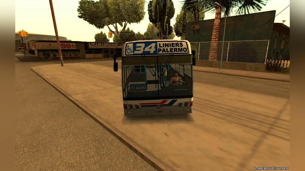 Marcopolo Viale MB OH1521L - Лінія 34 / GTA San Andreas