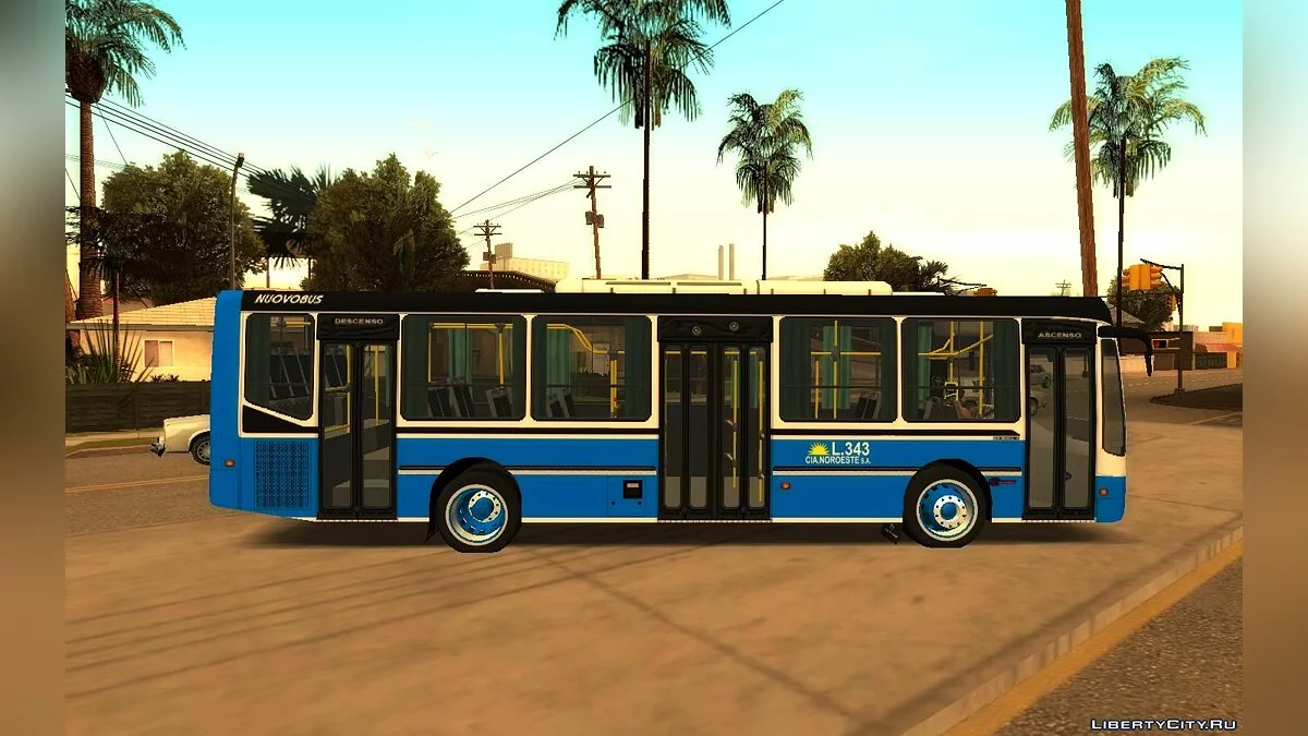 Nuovobus Menghi MB OH1621L - Line 343 / GTA San Andreas