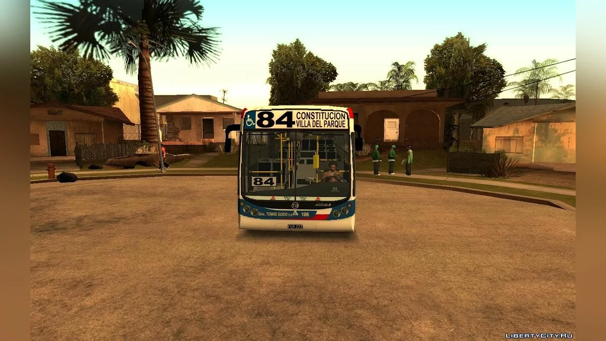 TodoBus Pompeya I Agrale MT12 - Лінія 84 / GTA San Andreas