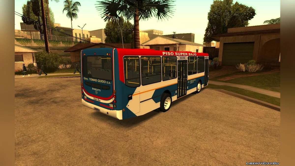 TodoBus Pompeya I Agrale MT12 - Лінія 84 / GTA San Andreas